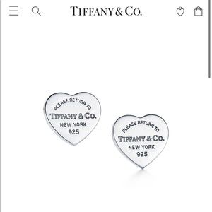 Return to Tiffany Mini Heart Tag Earrings